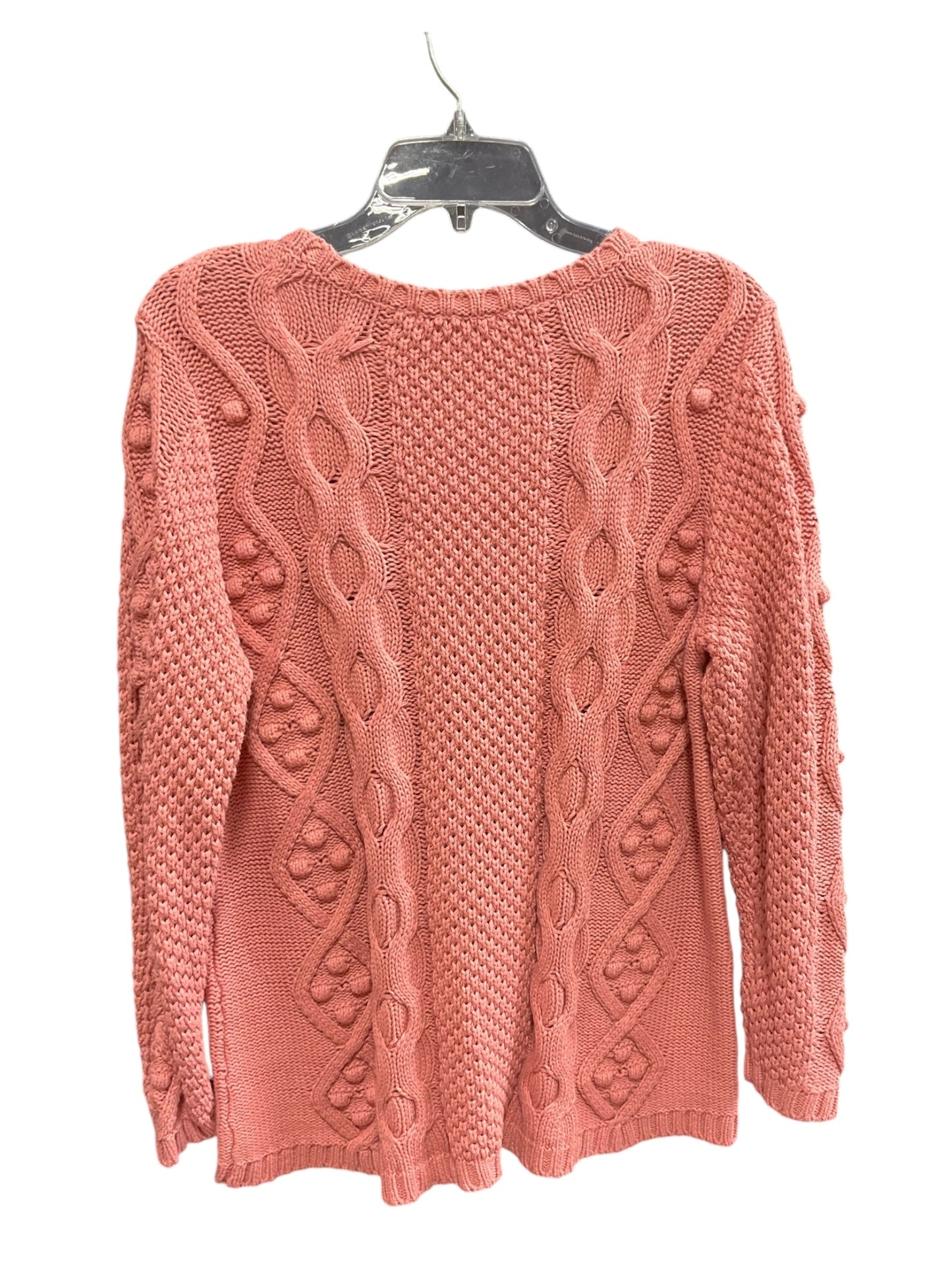 Sweater By Coldwater Creek In Pink, Size: L