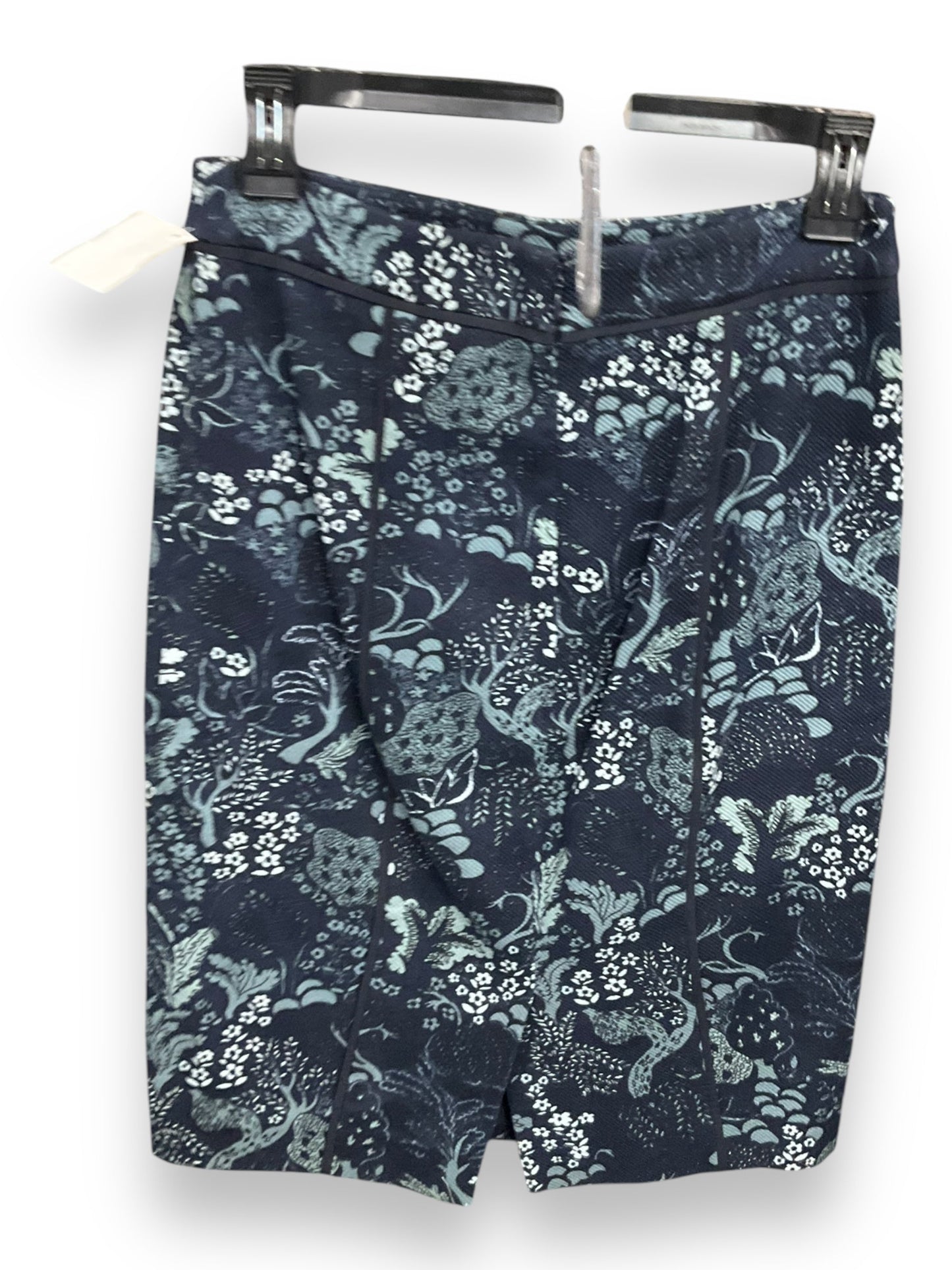 Skirt Midi By Ann Taylor In Blue, Size: Xs