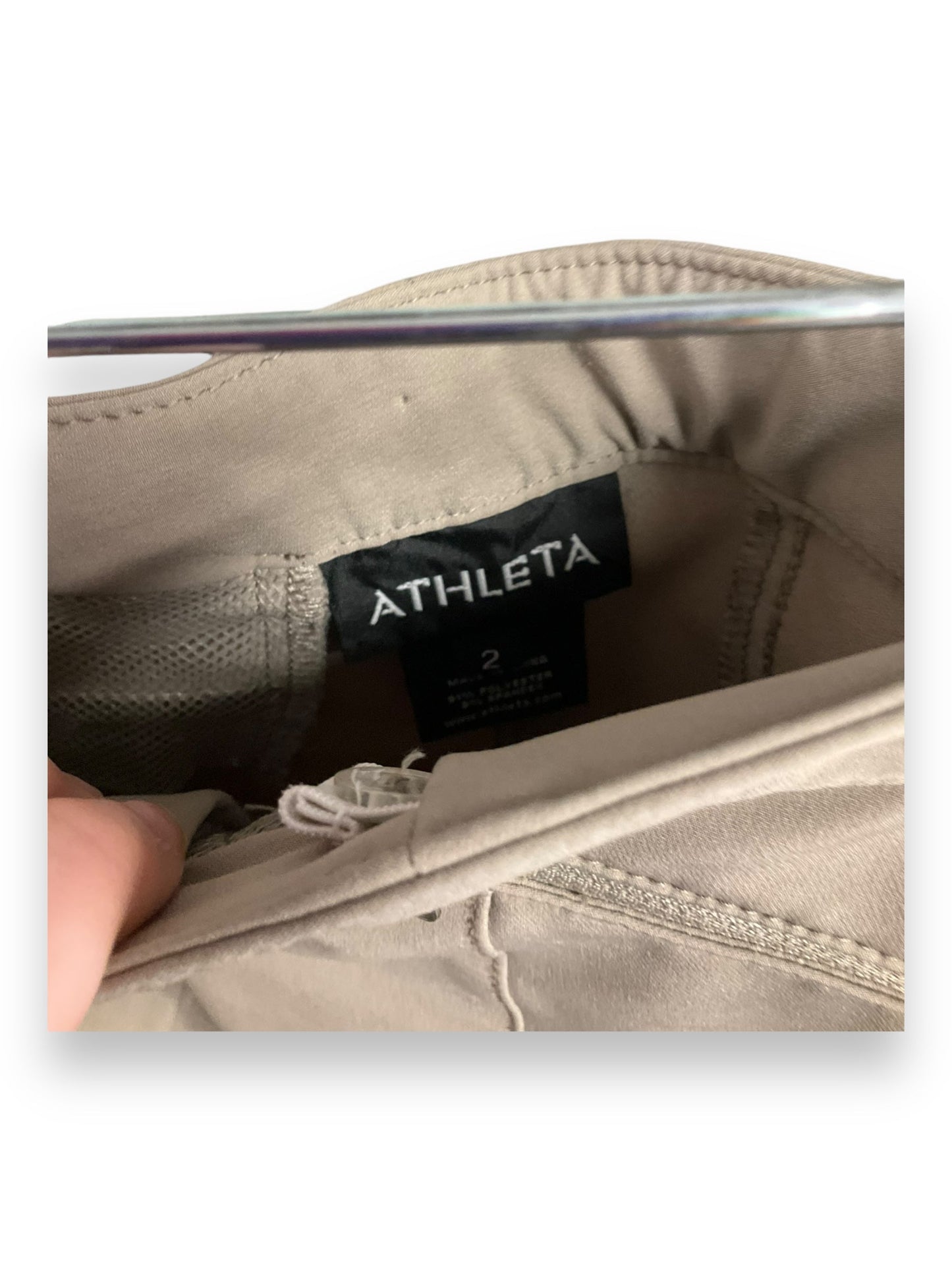 Athletic Pants By Athleta In Taupe, Size: Xs