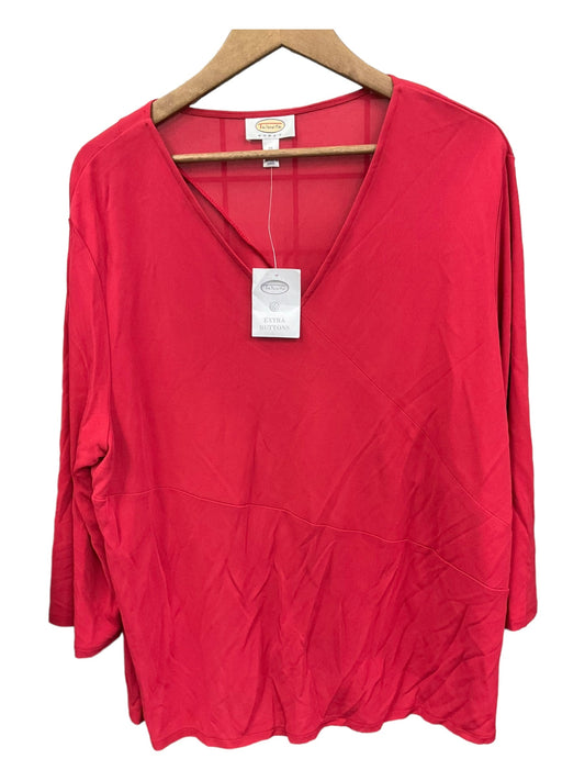 Top Long Sleeve By Talbots  Size: 3x