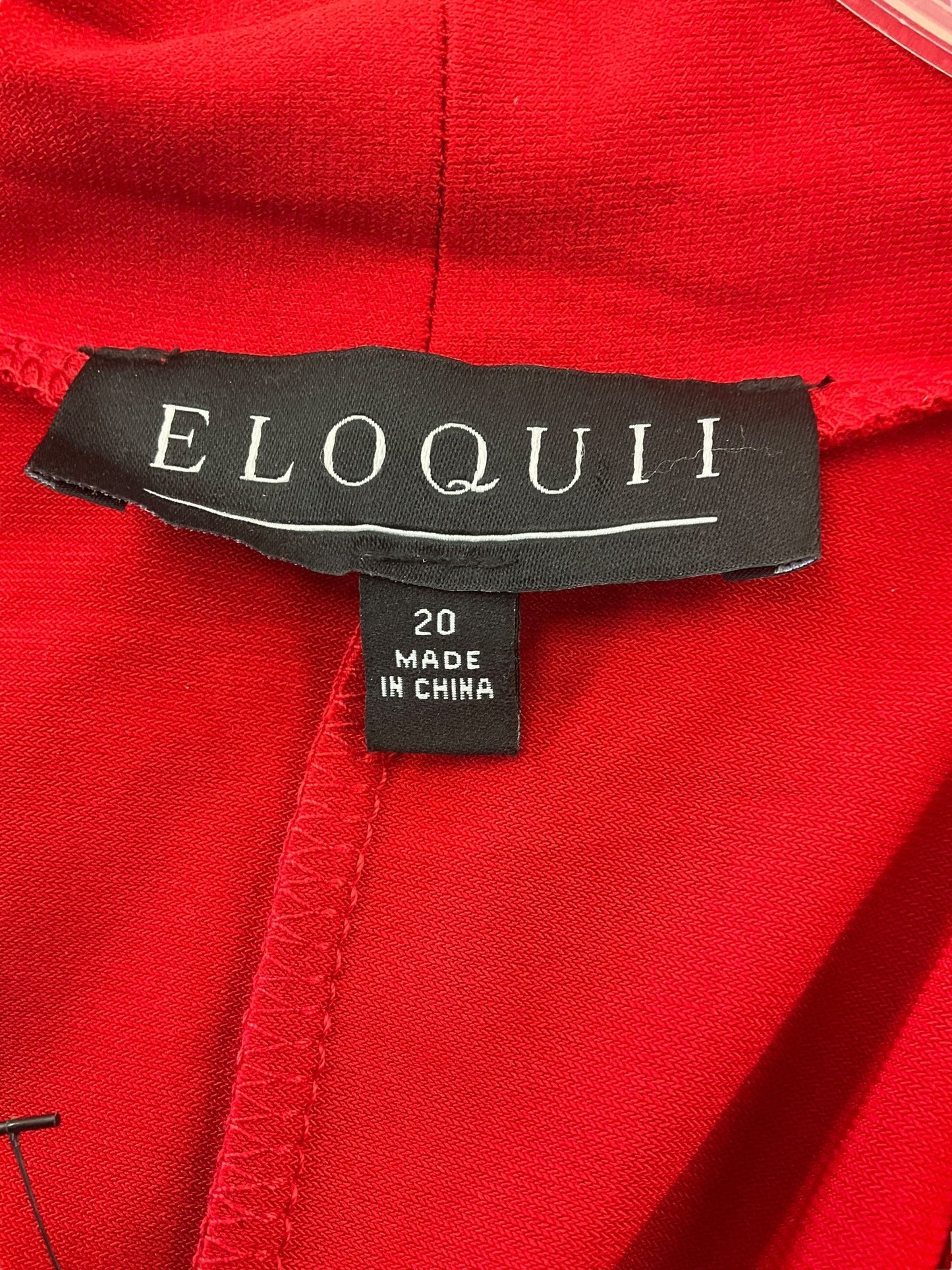 Red Dress Casual Maxi Eloquii, Size 2x