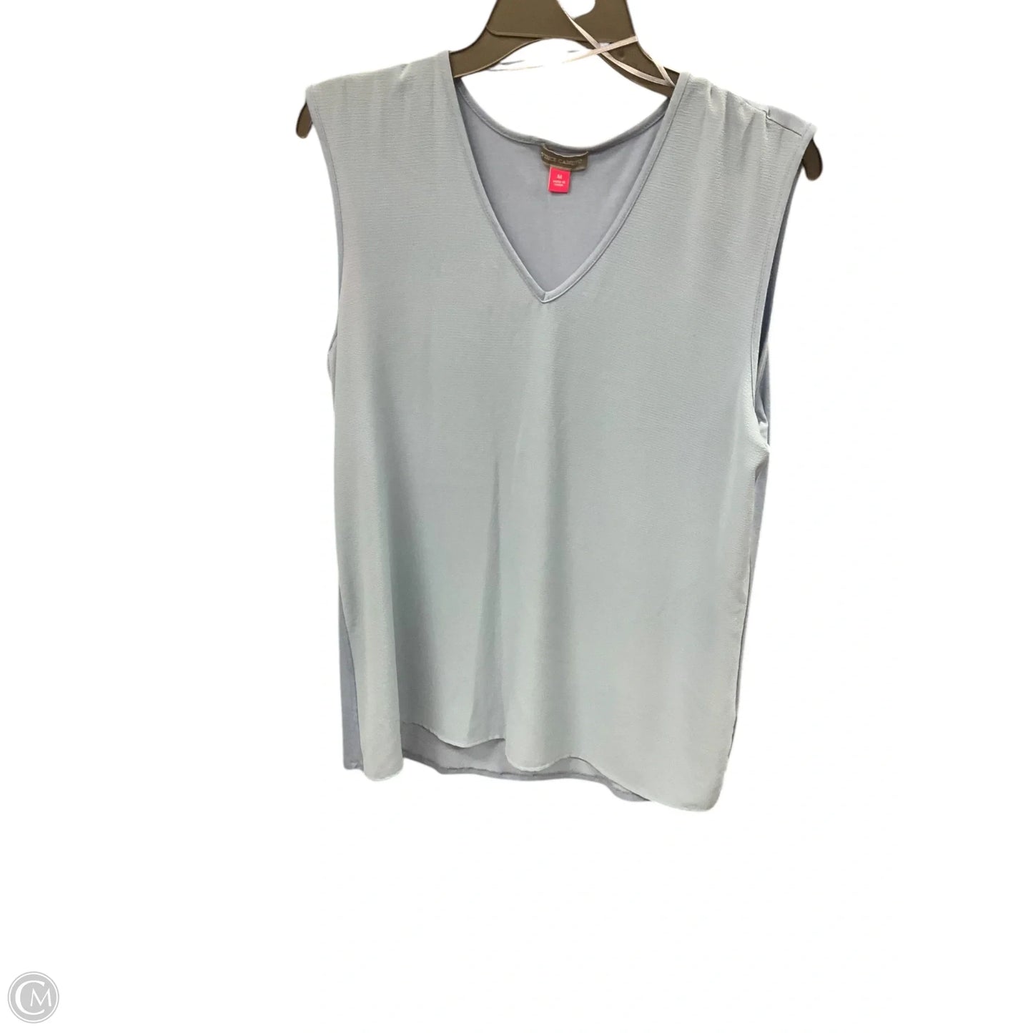 Top Sleeveless By Vince Camuto In Light Blue, Size: M