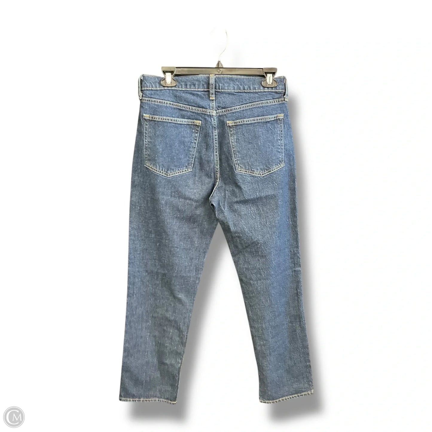 Jeans Straight By Gap In Blue Denim, Size: 6