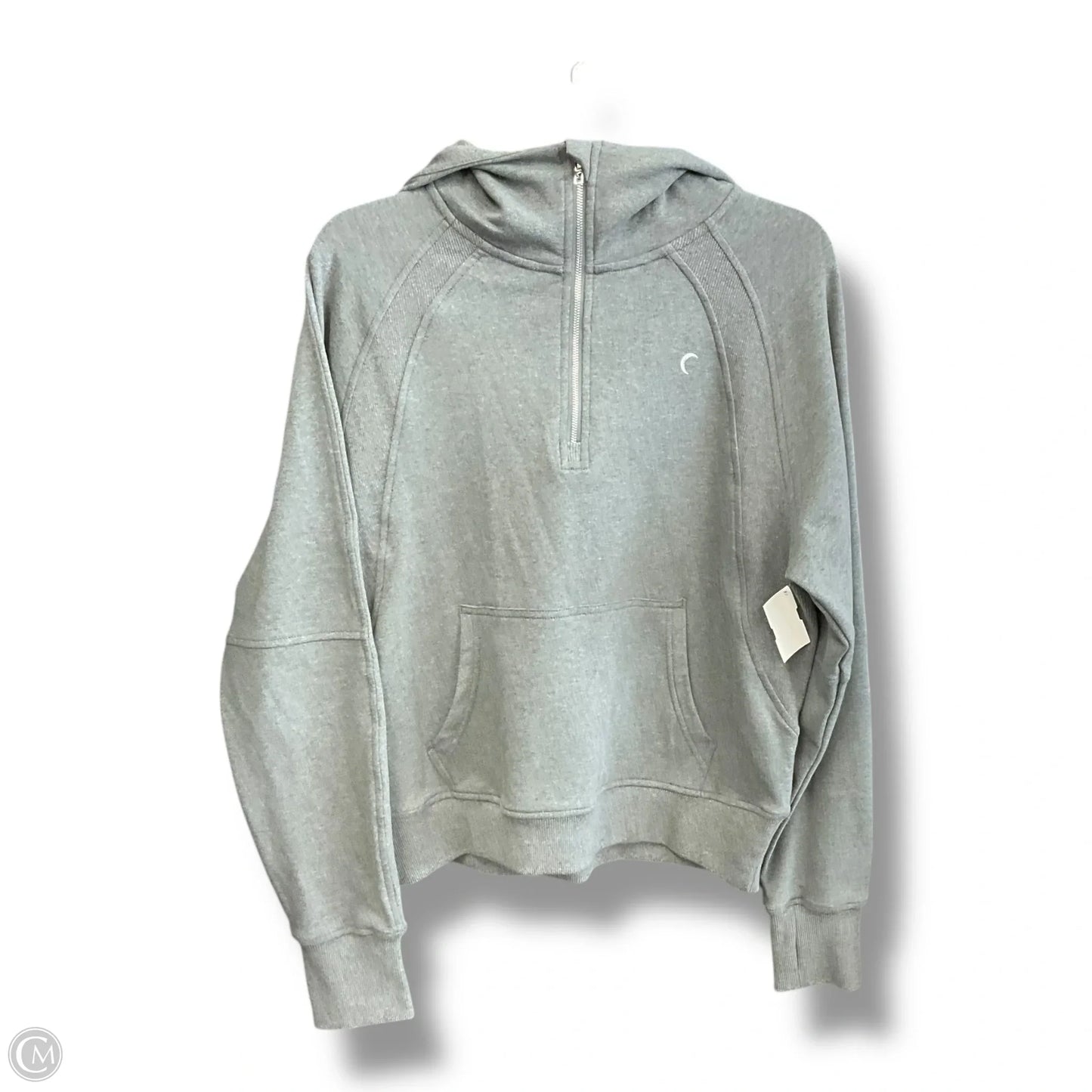 Athletic Sweatshirt Hoodie By Zyia In Grey, Size: S