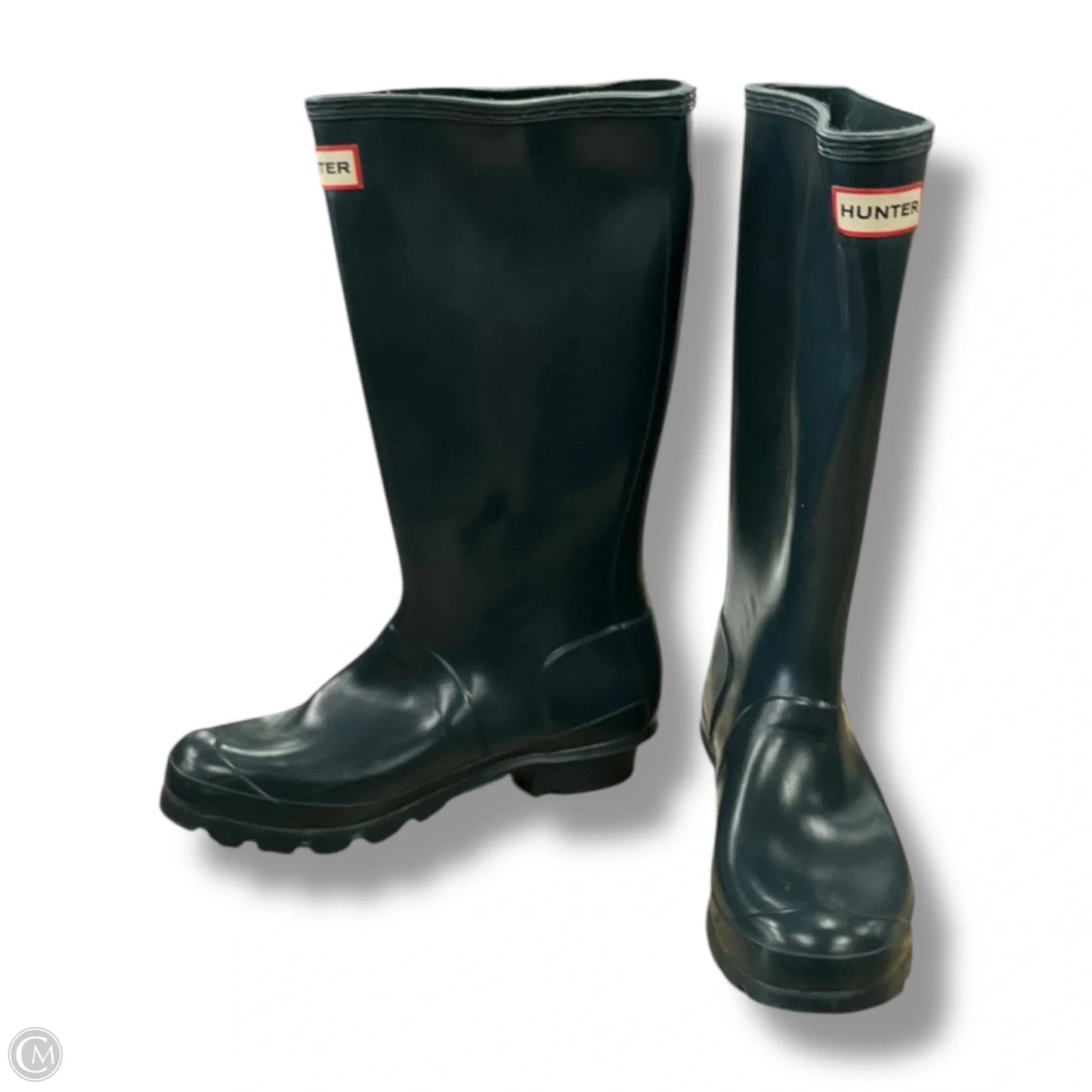 Boots Rain By Hunter In Green, Size: 5.5