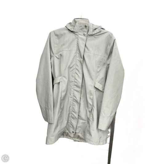 Coat Raincoat By Mondetta In Grey, Size: L