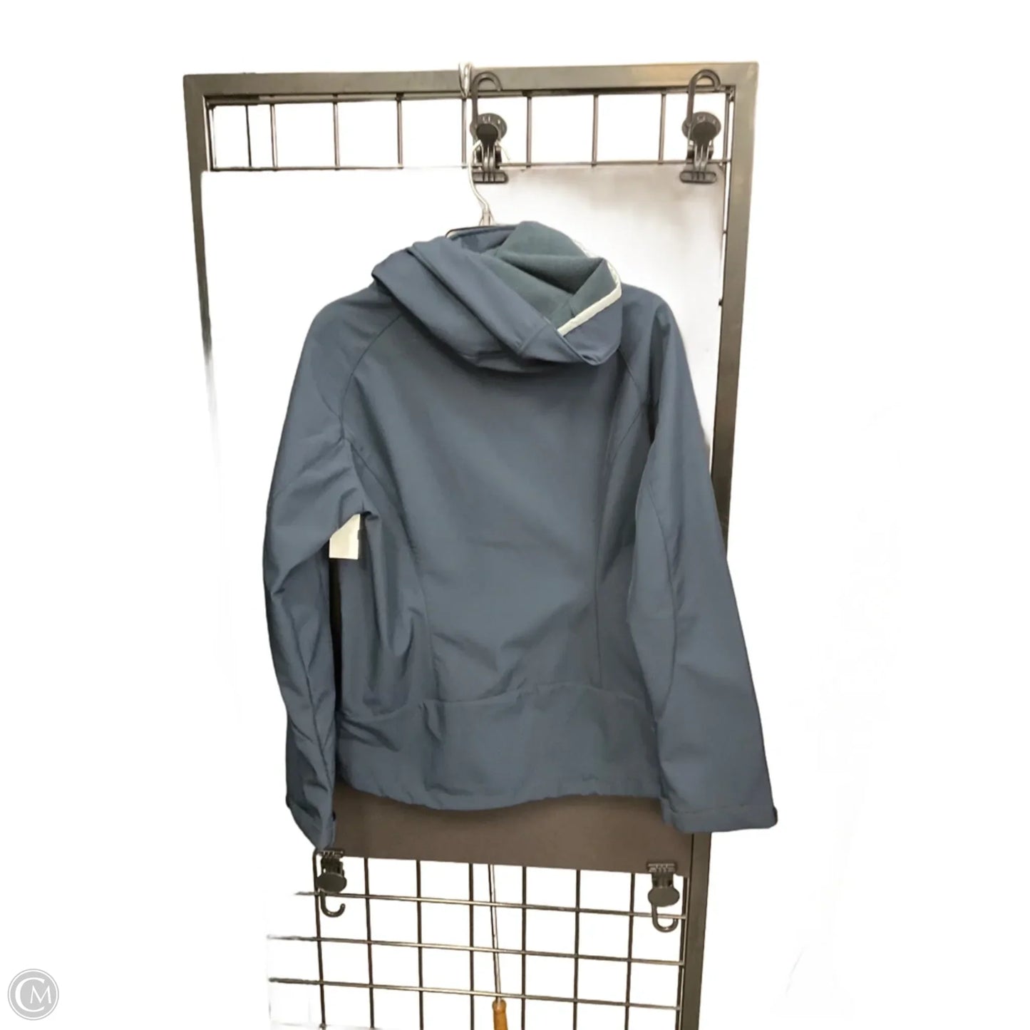 Jacket Windbreaker By Clothes Mentor In Navy, Size: Medium