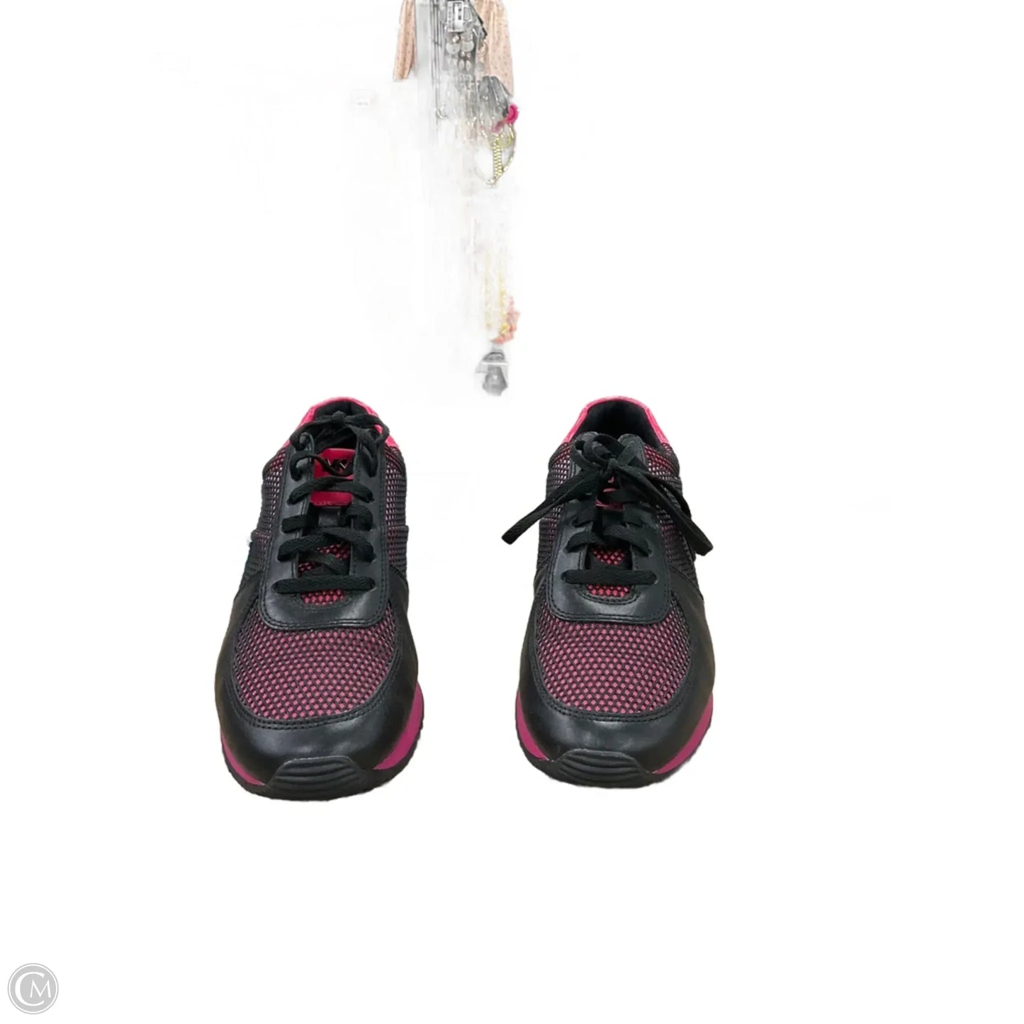 Shoes Sneakers By Michael By Michael Kors In Black & Pink, Size: 6