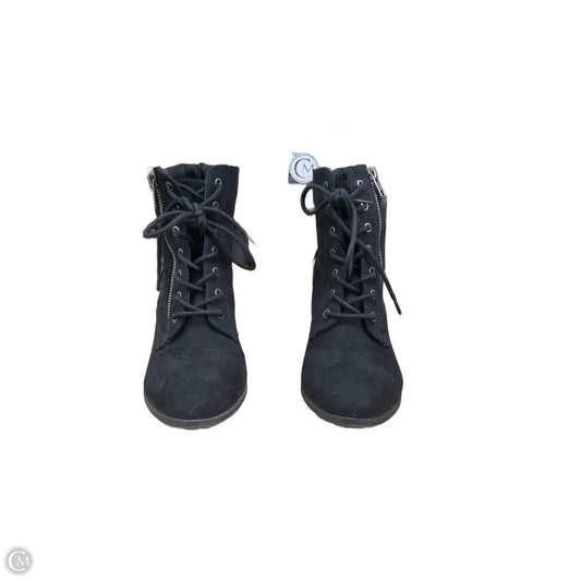 Boots Ankle Heels By Madden Girl In Black, Size: 8
