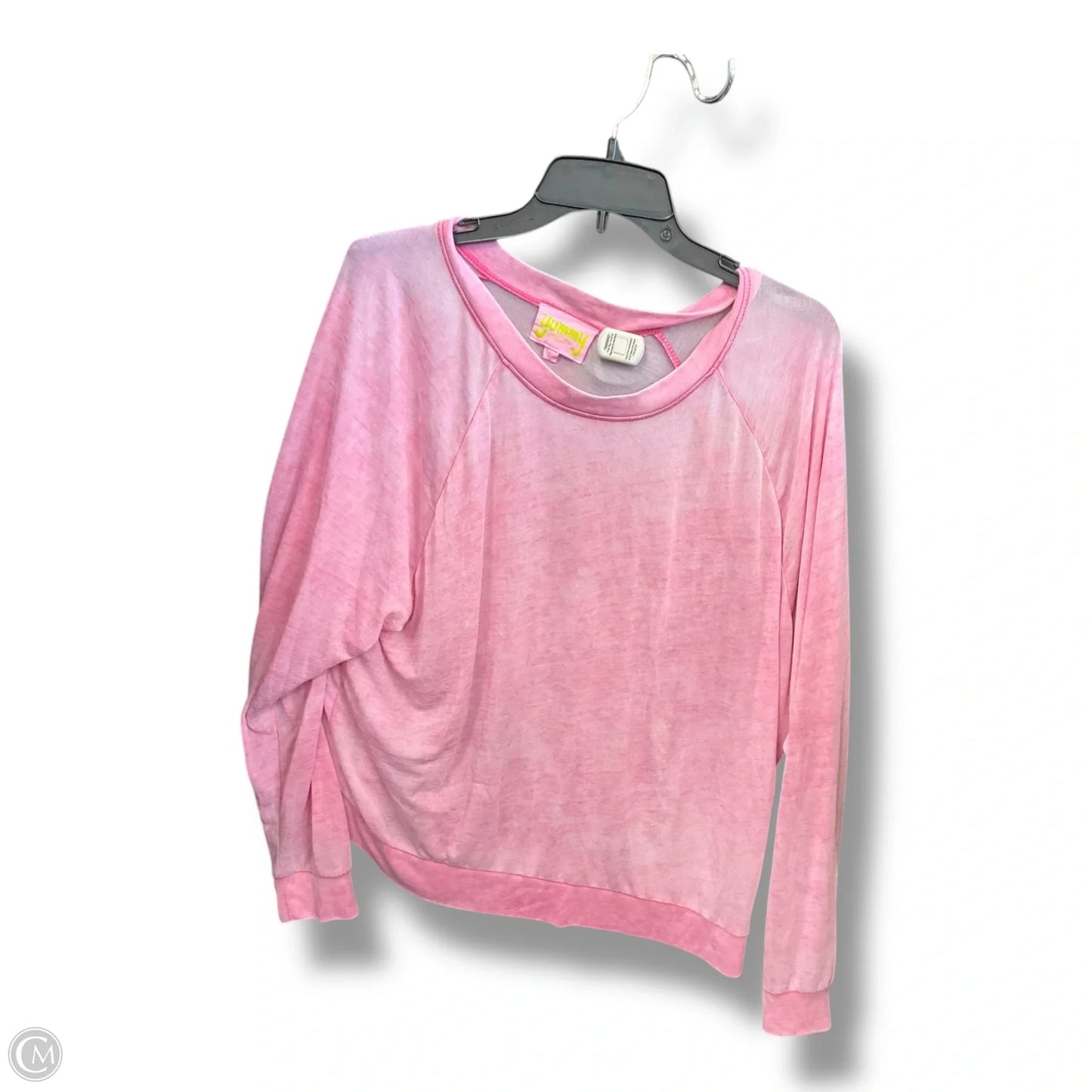 Top Long Sleeve Basic By Clothes Mentor In Pink, Size: L