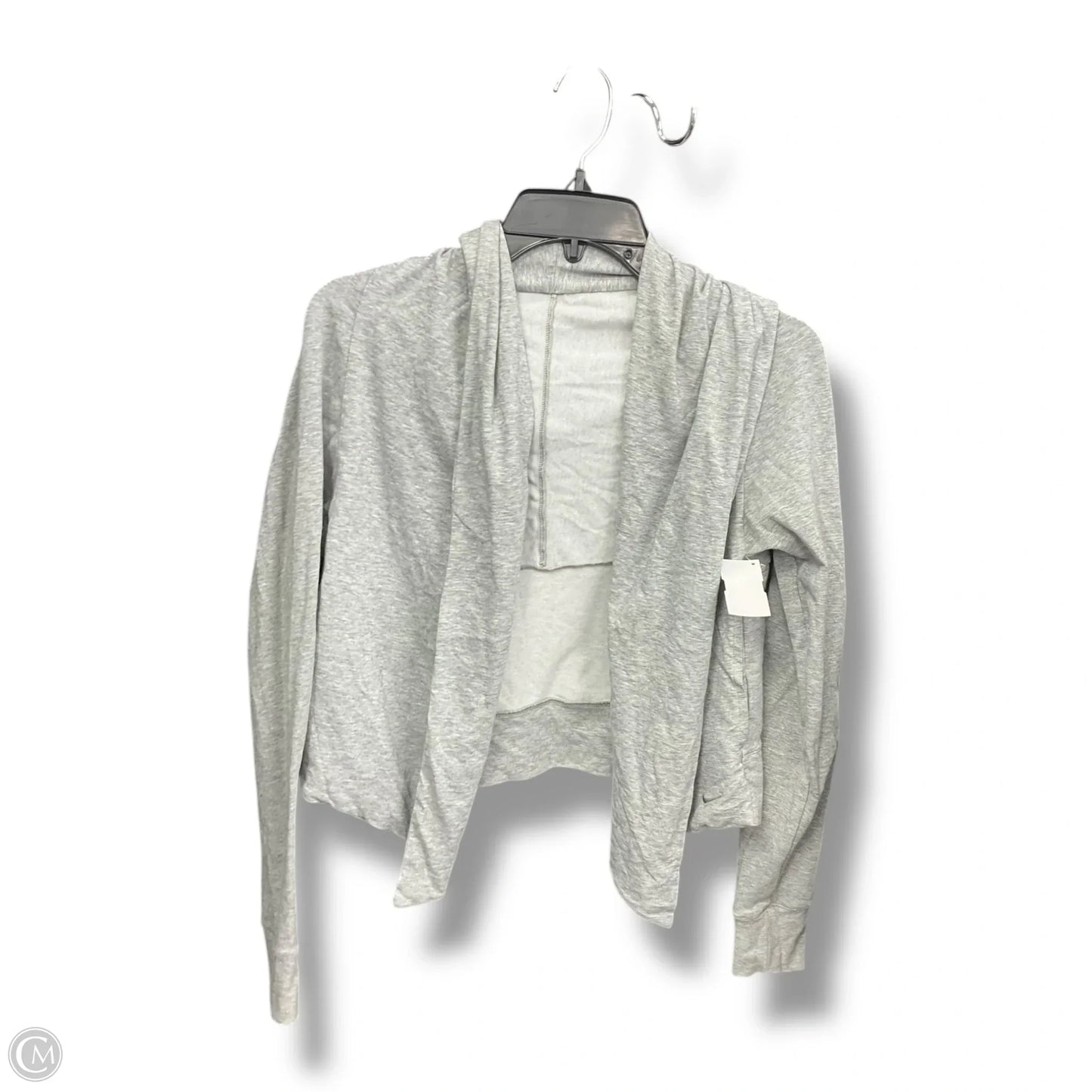 Cardigan By Nike Apparel In Grey, Size: Xs