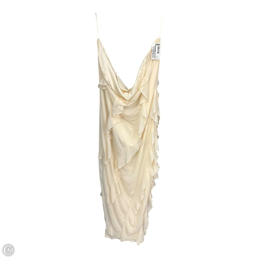 Dress Casual Midi By Fashion Nova In Cream, Size: 3x