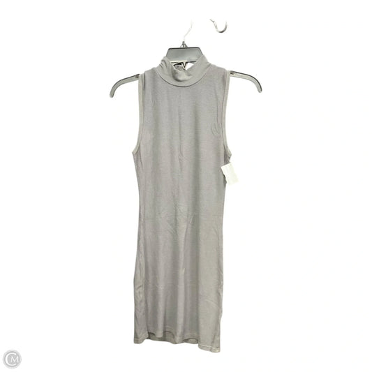 Dress Casual Midi By Clothes Mentor In Grey, Size: M