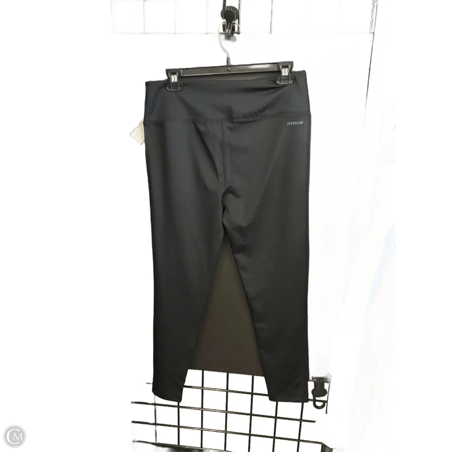 Athletic Leggings By Adidas In Black, Size: L