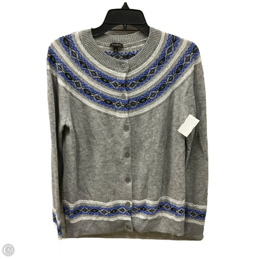 Cardigan By Talbots In Grey, Size: L
