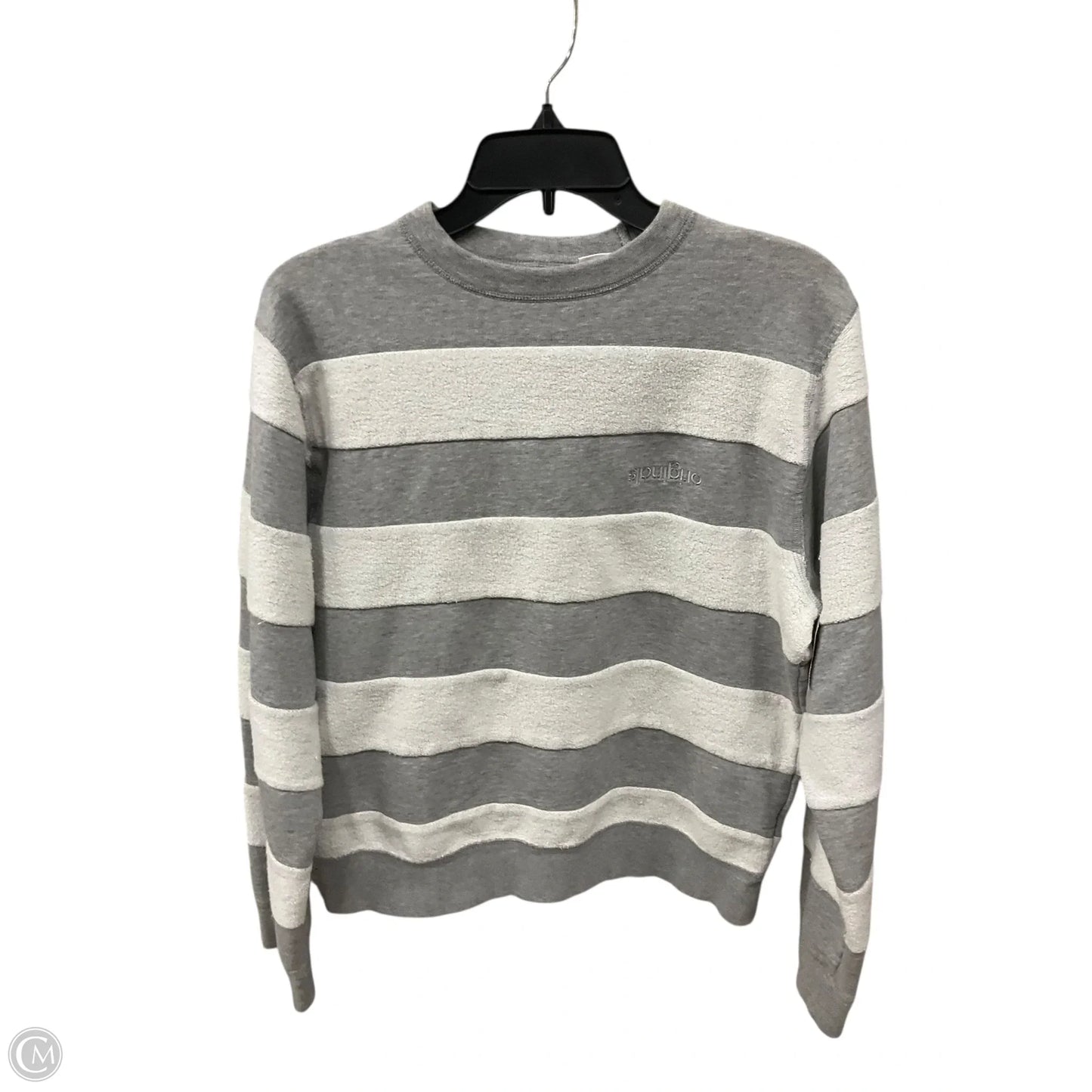 Top Long Sleeve By Adidas In Grey, Size: Xxs