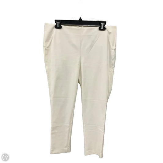 Pants Dress By Black Label In Cream, Size: 14