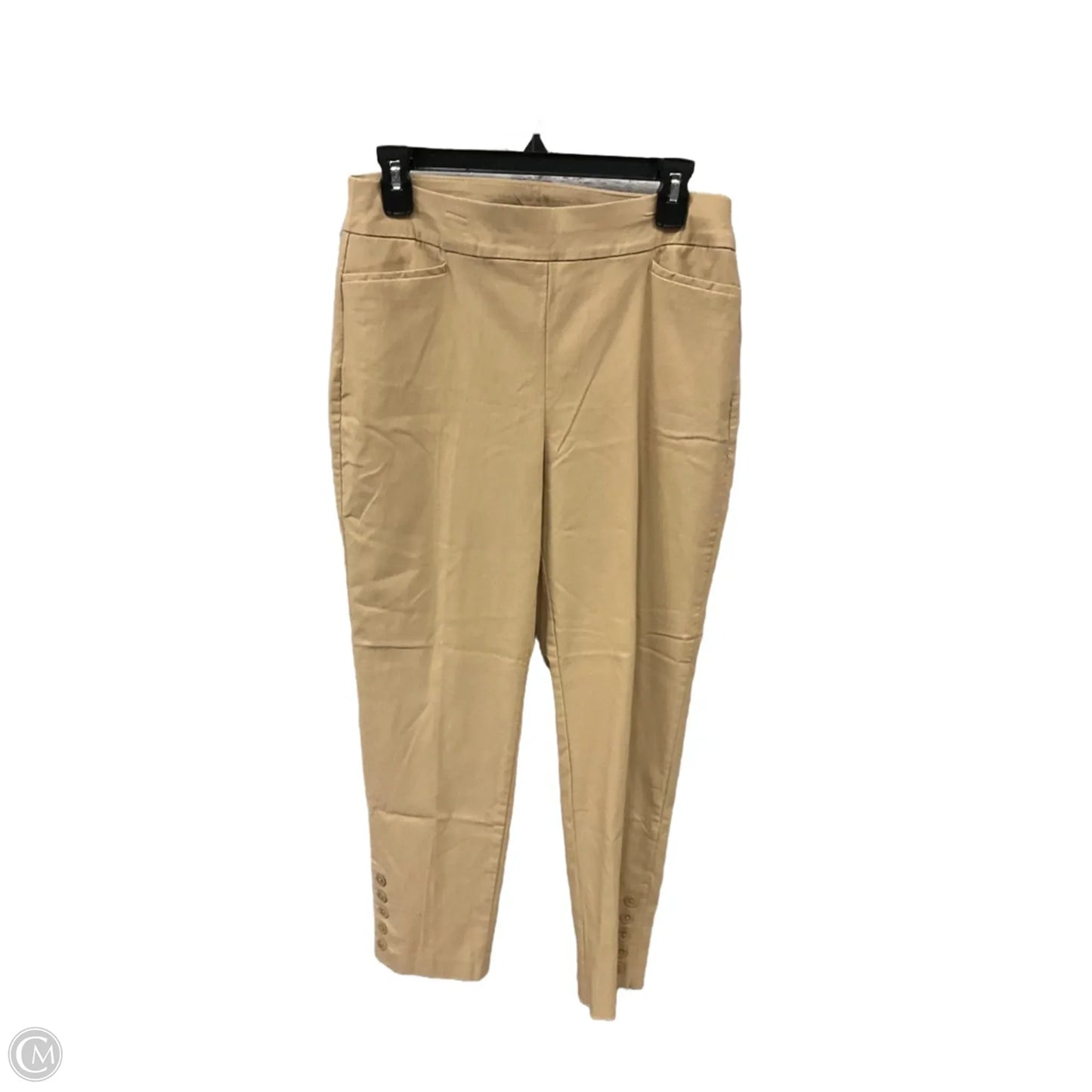 Pants Cropped By Chicos In Tan, Size: 8
