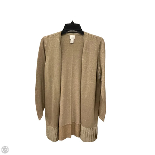 Cardigan By Chicos In Gold, Size: L