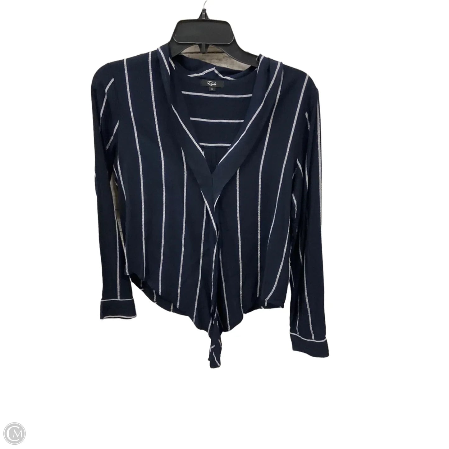 Blouse Long Sleeve By Rails In Navy, Size: S