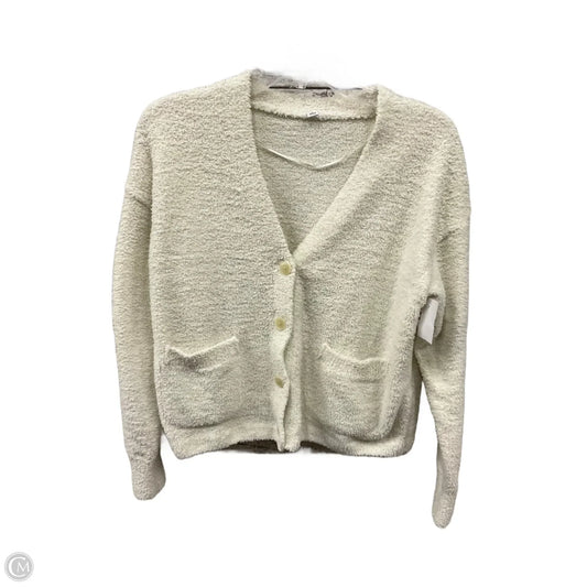 Cardigan By Uniqlo In White, Size: Xs