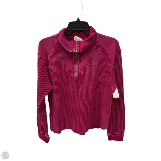 Top Long Sleeve By Free People In Pink, Size: Sp