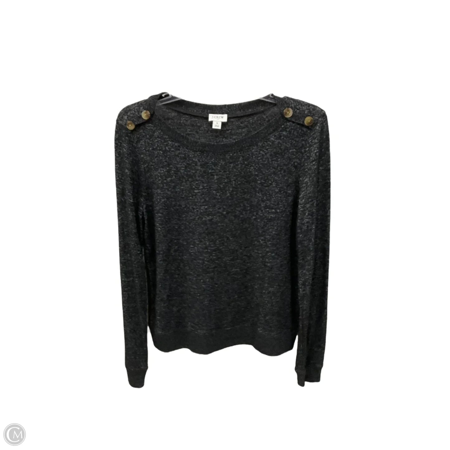 Top Long Sleeve Basic By J. Crew In Black, Size: S