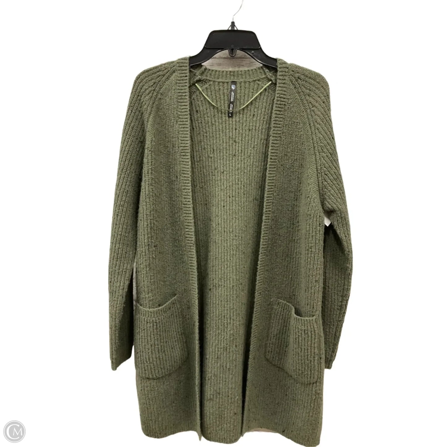 Cardigan By Clothes Mentor In Green, Size: L