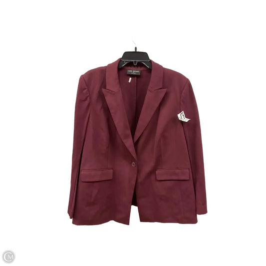 Blazer By Lane Bryant In Purple, Size: 2x