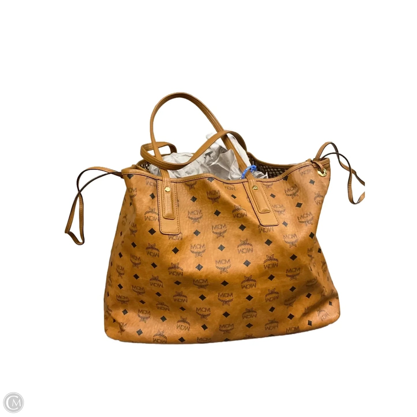 Tote Luxury Designer By Mcm, Size: Large