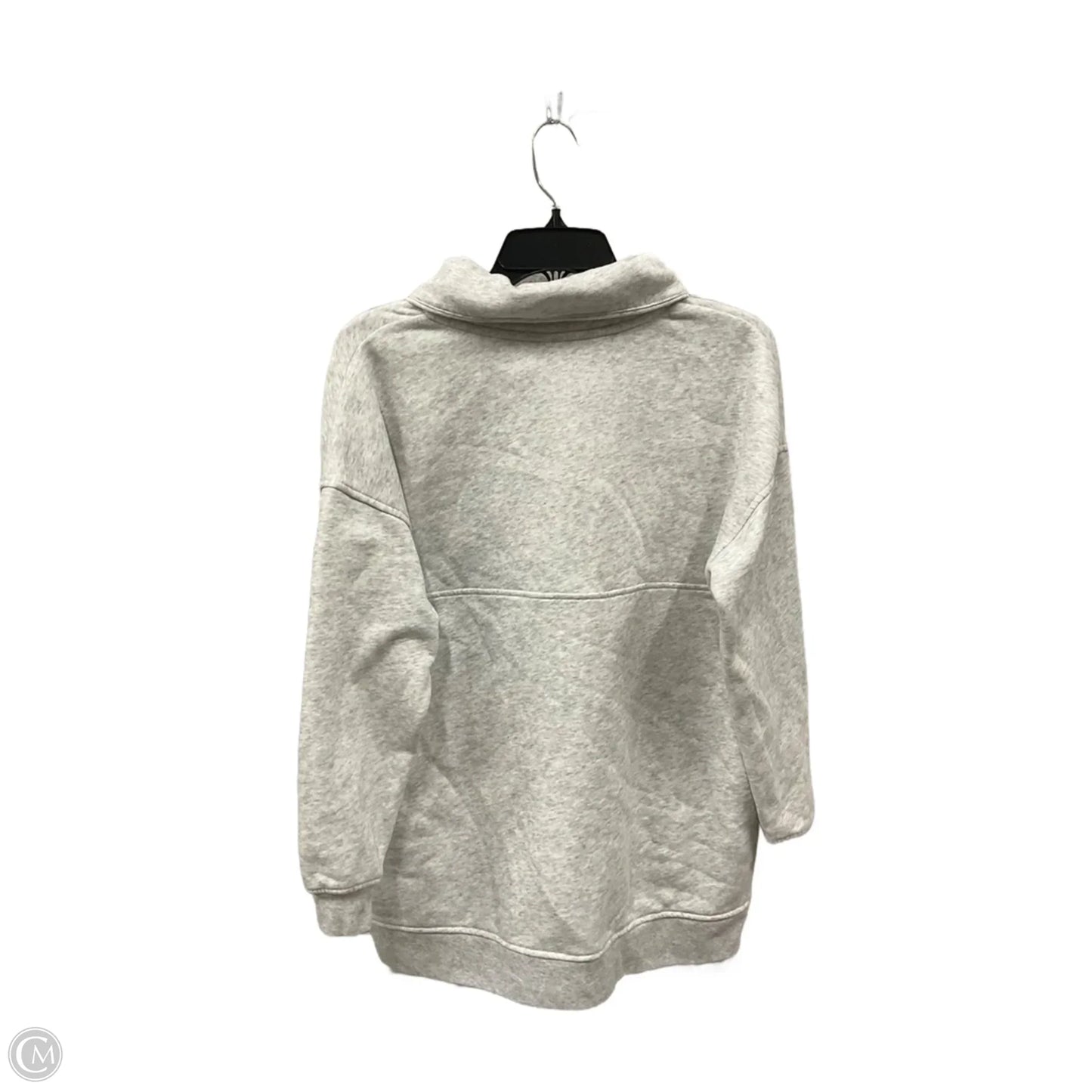 Athletic Top Long Sleeve Collar By Old Navy In Grey, Size: Xs