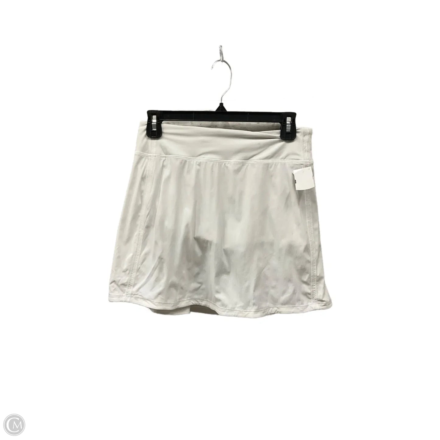 Athletic Skort By Lululemon In White, Size: S