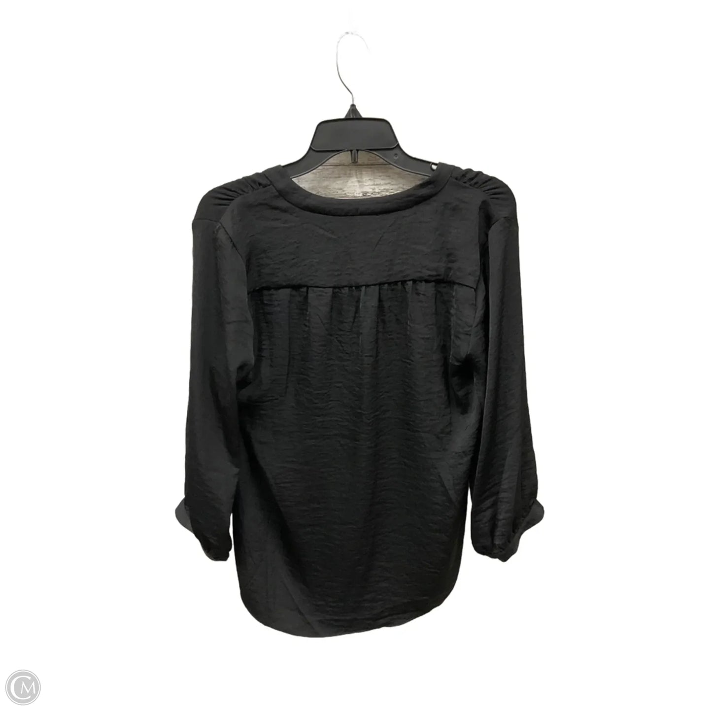 Top Long Sleeve Basic By Vince Camuto In Black, Size: S