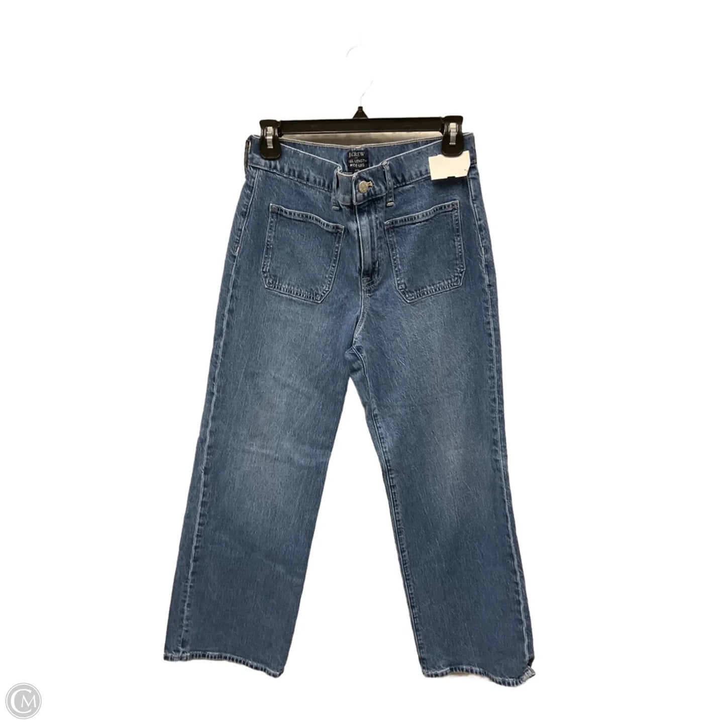 Jeans Straight By J. Crew In Blue Denim, Size: 4