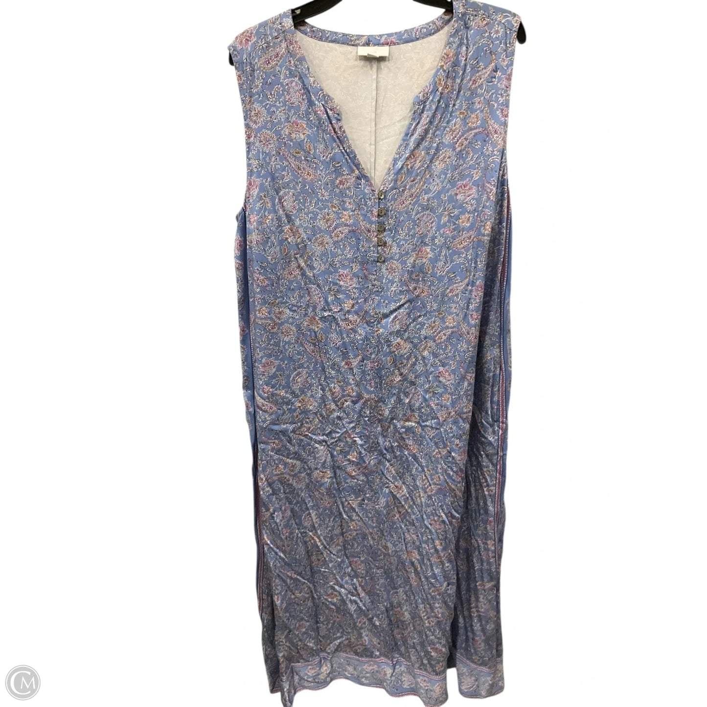 Dress Casual Maxi By J. Jill In Blue, Size: Xl
