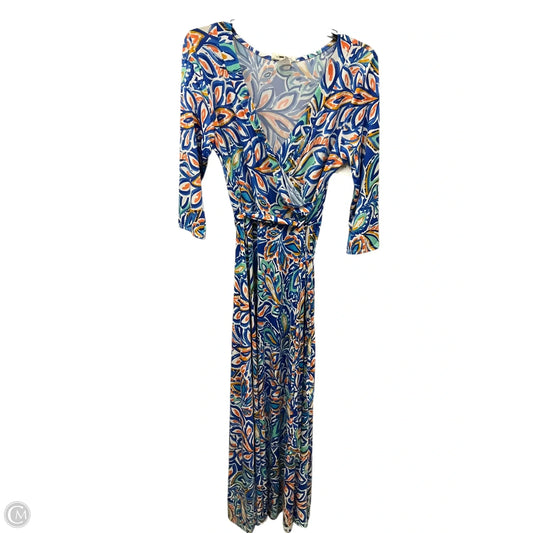 Dress Casual Maxi By Accent In Blue, Size: Xl