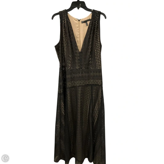 Dress Casual Maxi By White House Black Market In Black, Size: Xl