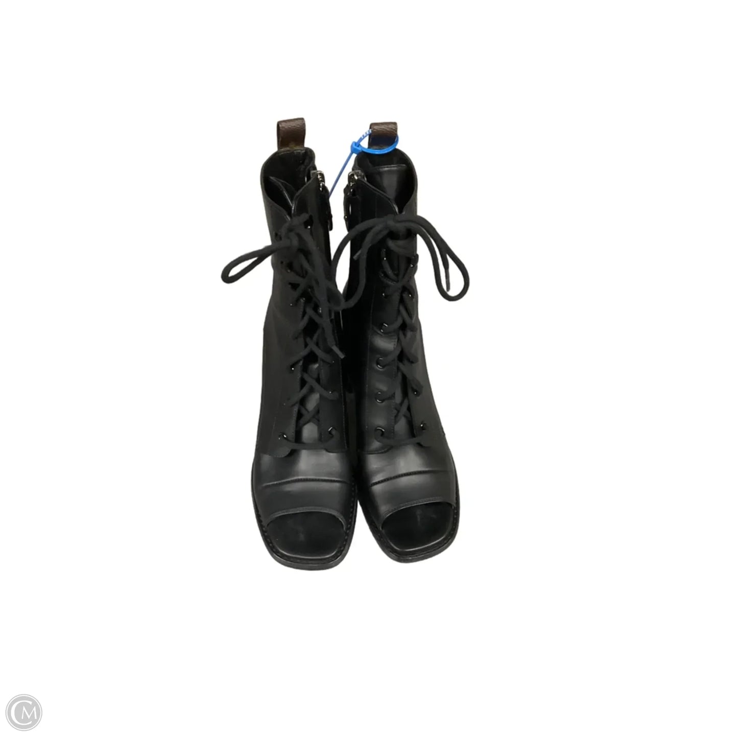 Boots Luxury Designer By Louis Vuitton In Black, Size: 10