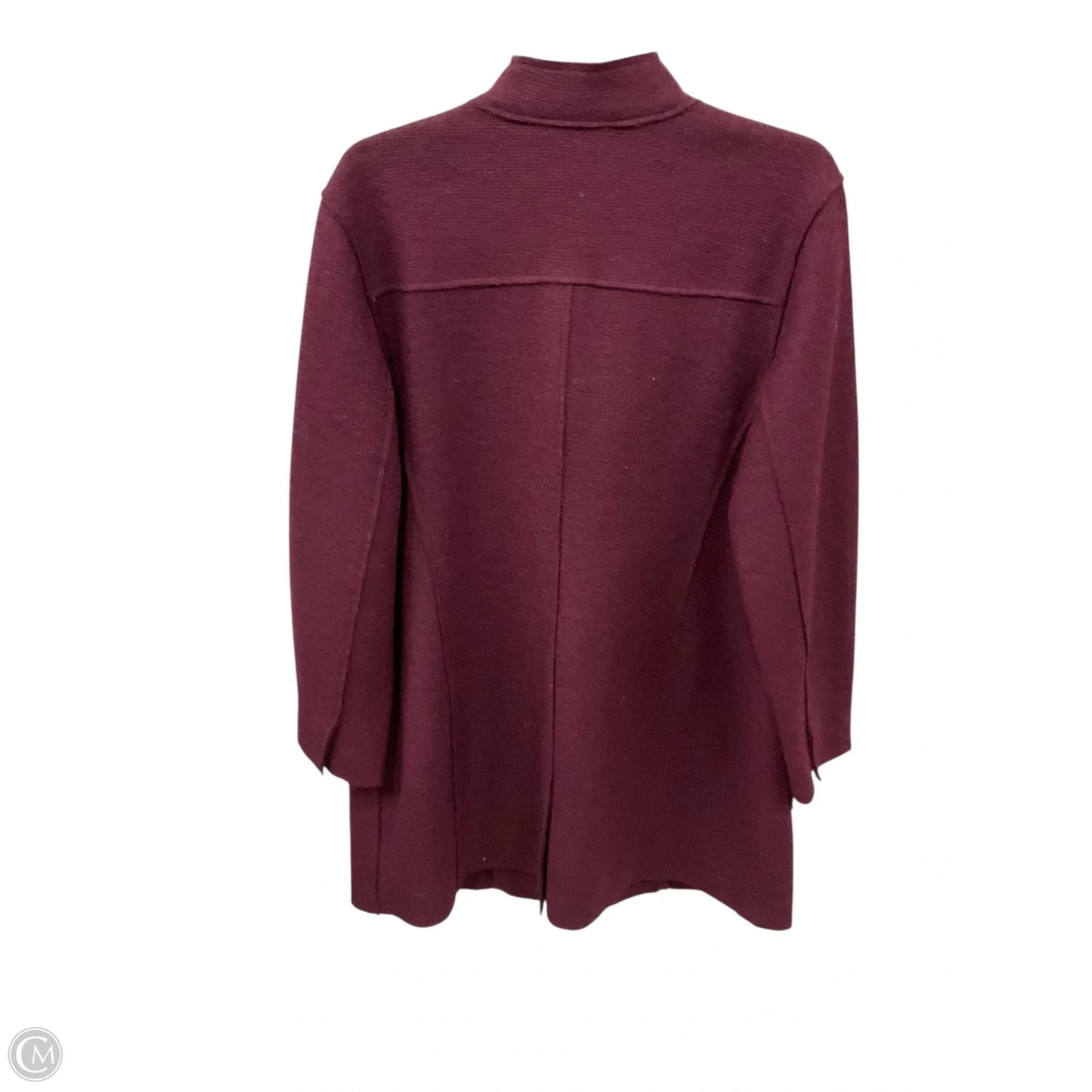 Coat Wool By Chicos In Purple, Size: Xl