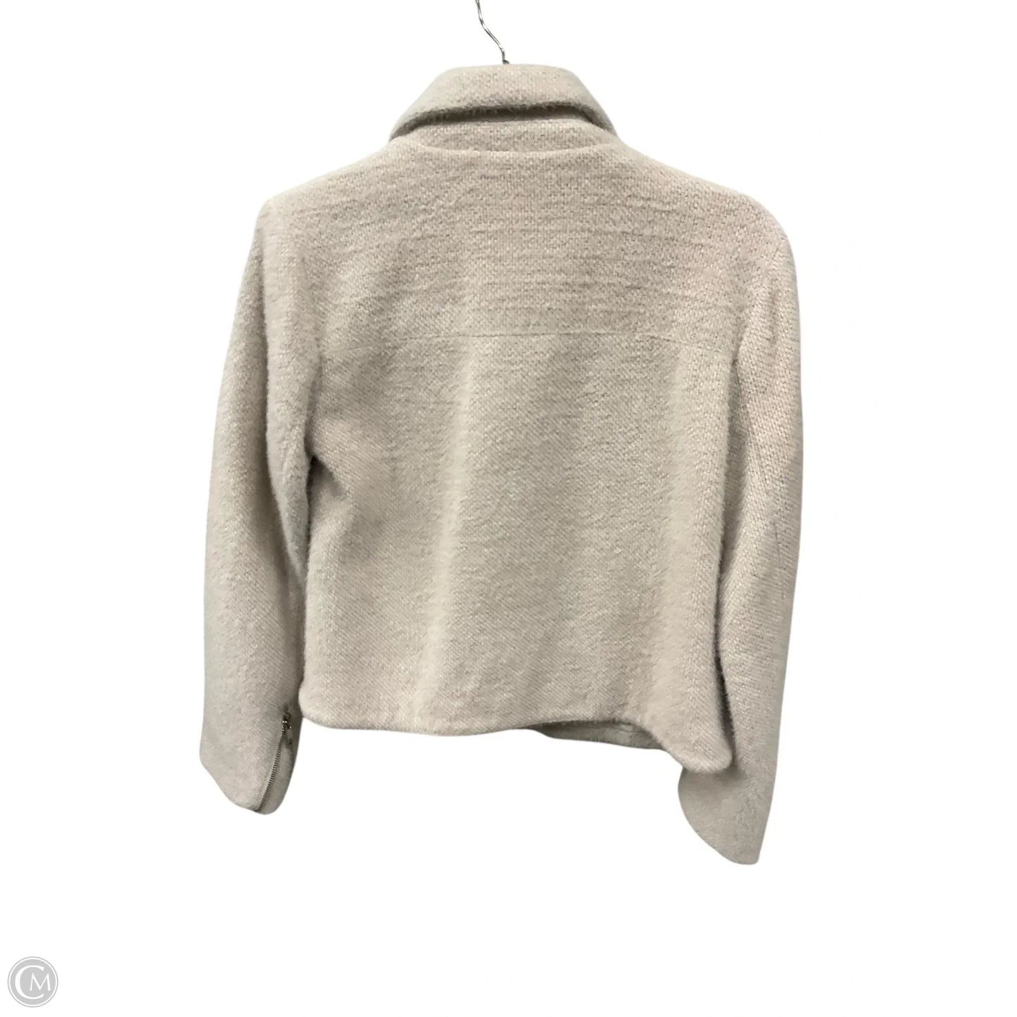 Jacket Moto By Greylin In Cream, Size: S