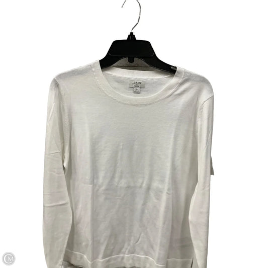 Top Long Sleeve Basic By J. Crew In White, Size: Xl