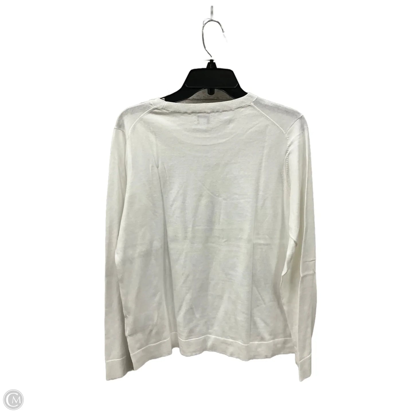 Top Long Sleeve Basic By J. Crew In White, Size: Xl