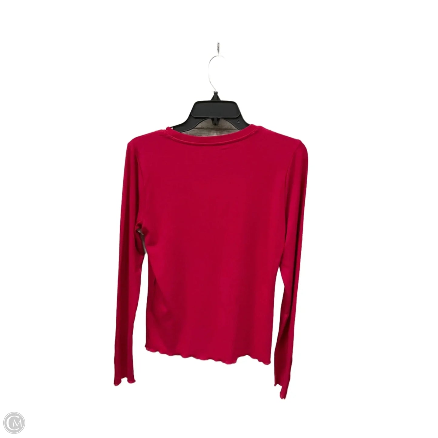 Top Long Sleeve Basic By J. Crew In Pink, Size: M