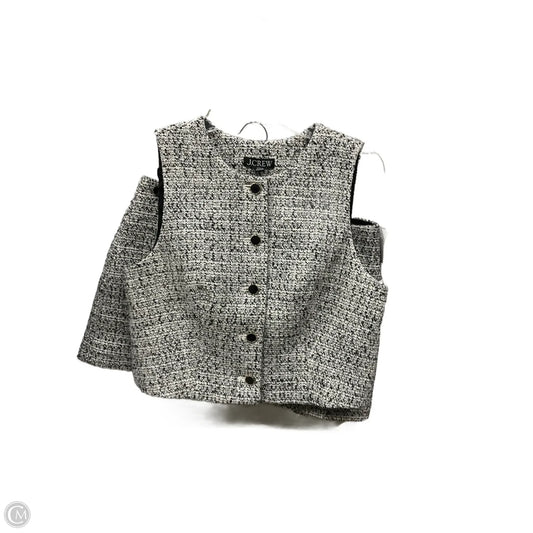 Top 2pc Sleeveless By J. Crew In Black & White, Size: M