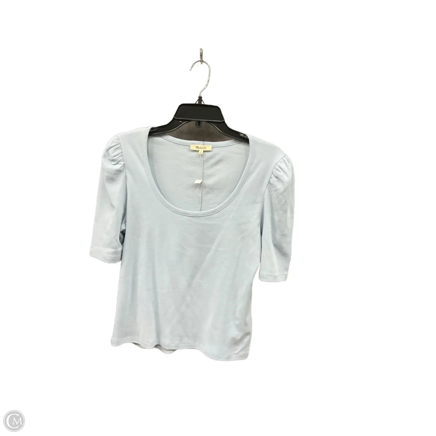 Top Short Sleeve Basic By Madewell In Blue, Size: L