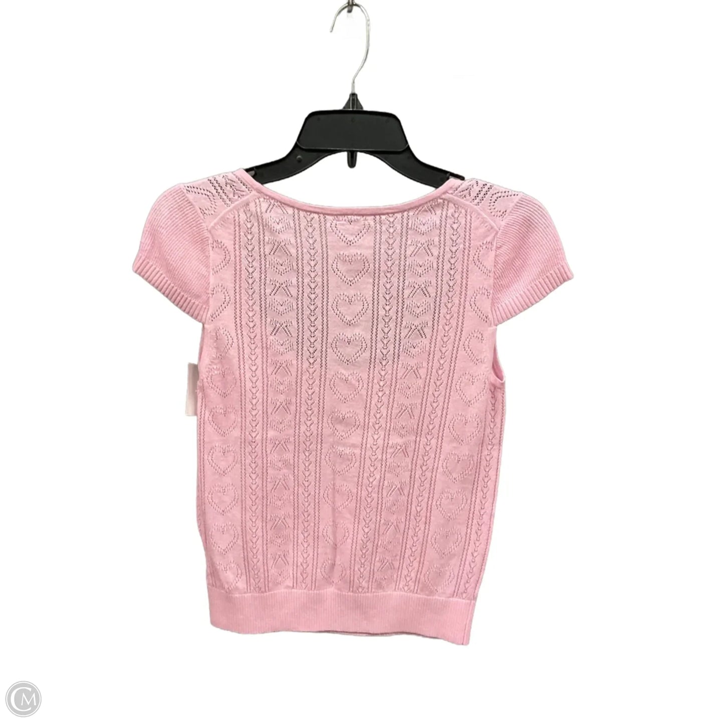 Top Short Sleeve Basic By Maeve In Pink, Size: S