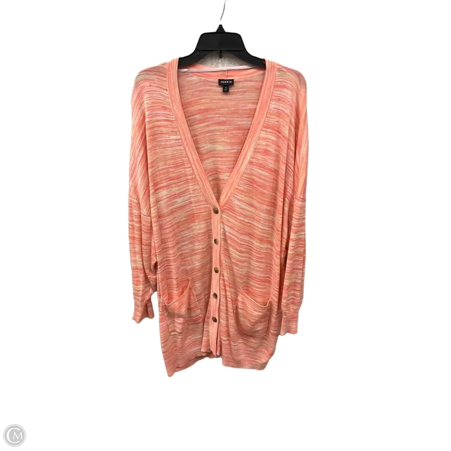 Cardigan By Torrid In Pink, Size: 4x