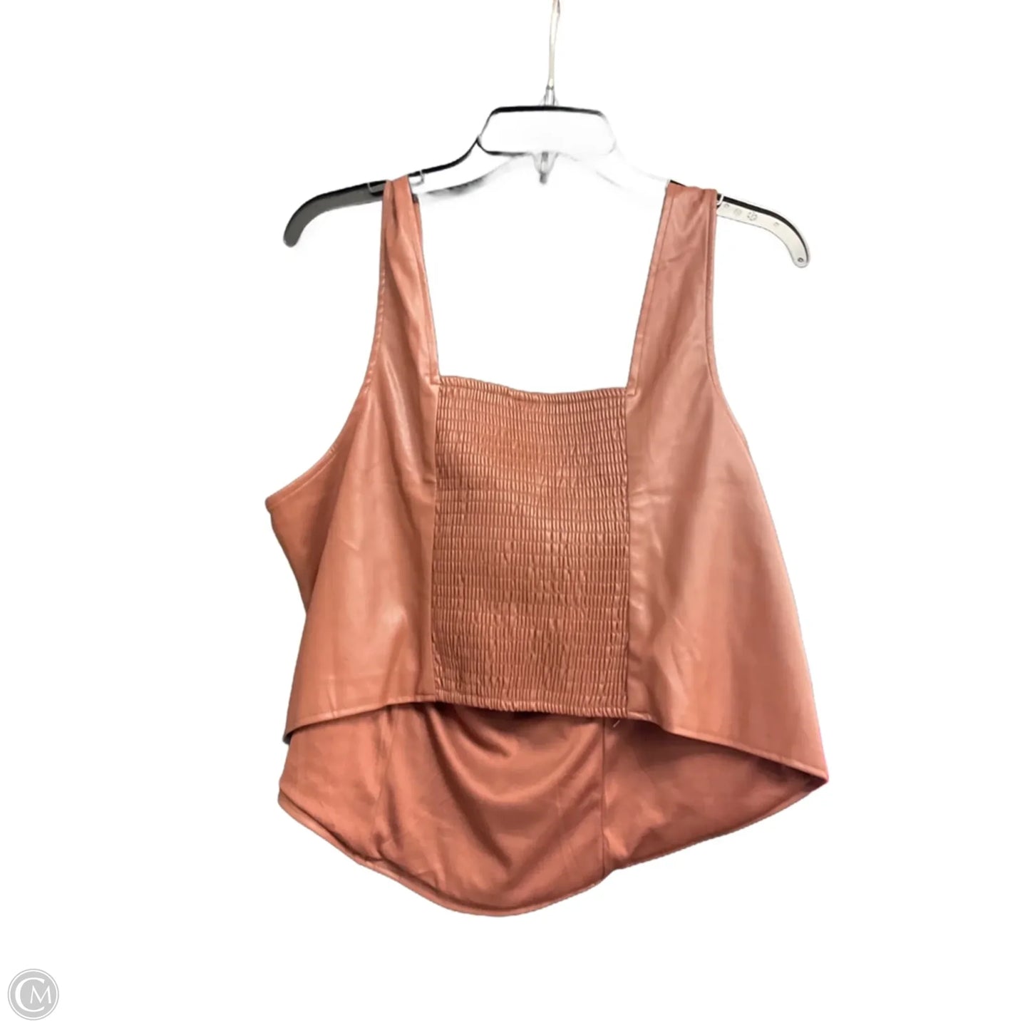 Top Sleeveless Basic By Torrid In Brown, Size: 1x