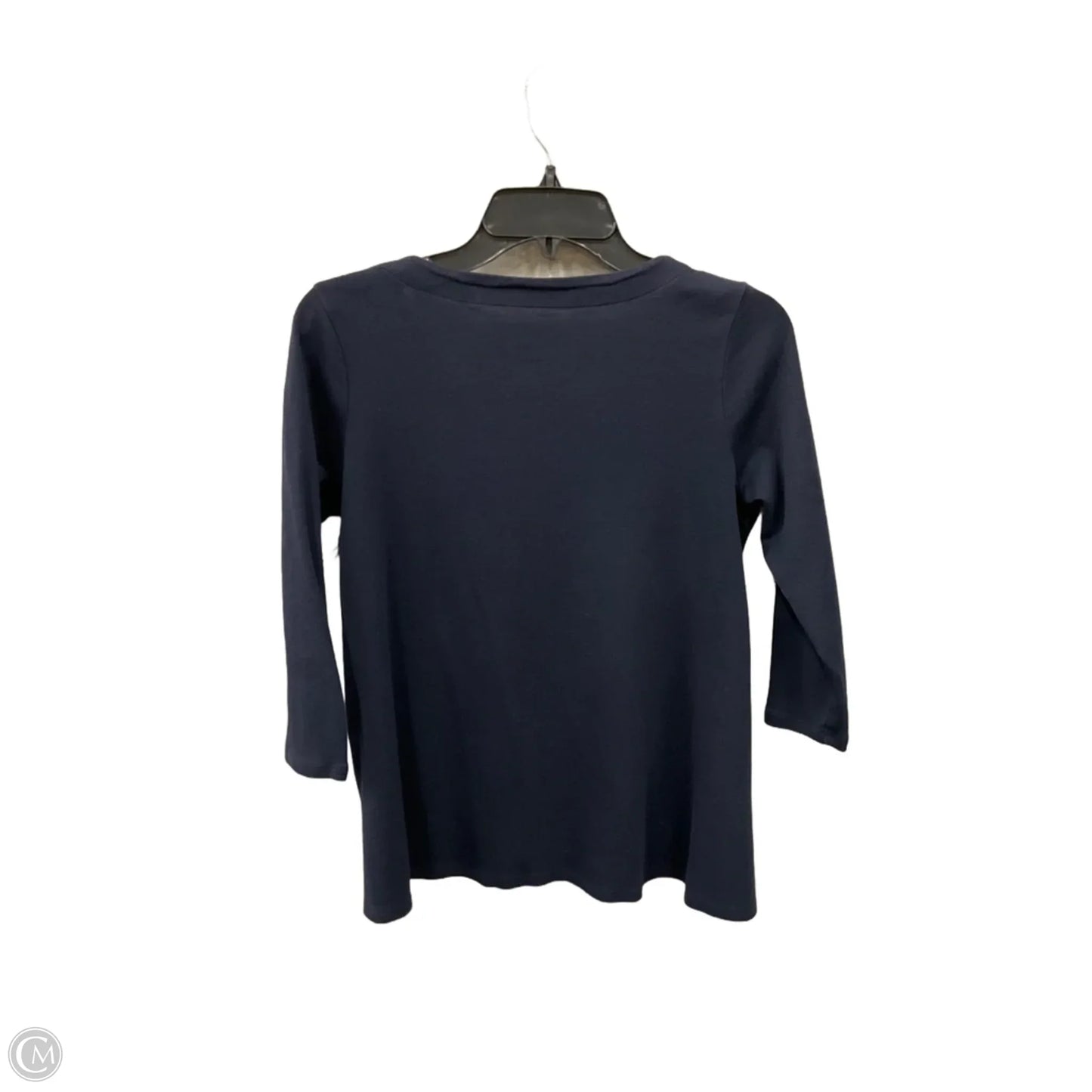 Top 3/4 Sleeve Basic By J. Jill In Navy, Size: Xsp