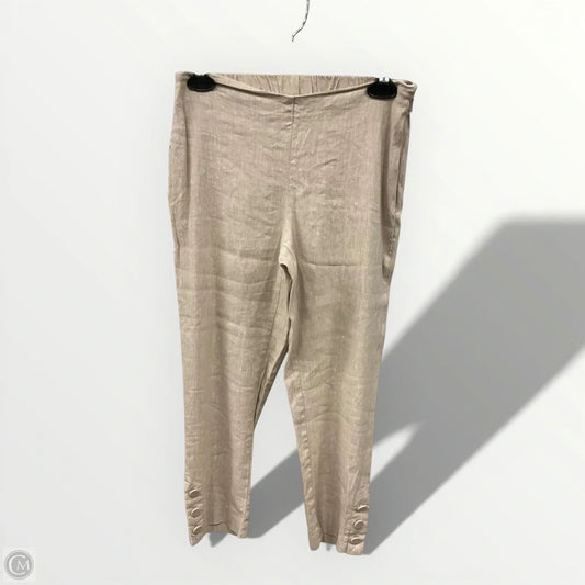 Pants Linen By J. Jill In Tan, Size: 4p